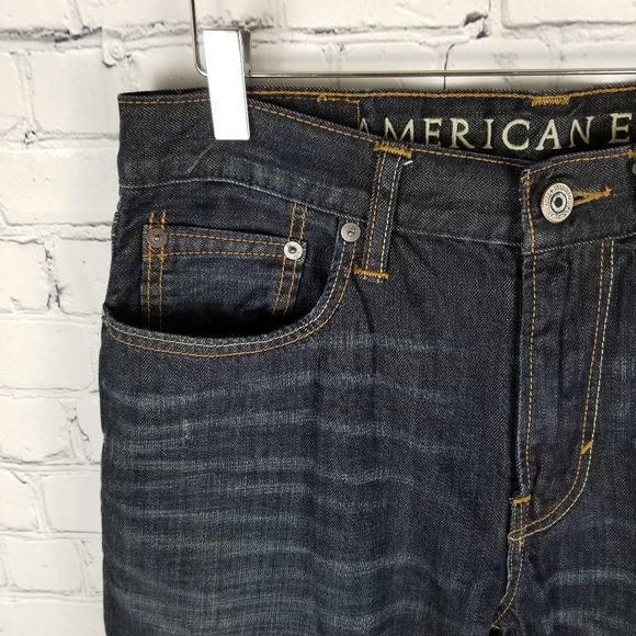 AMERICAN EAGLE | Low Rise Bootcut dark wash jeans - Picture 3 of 8